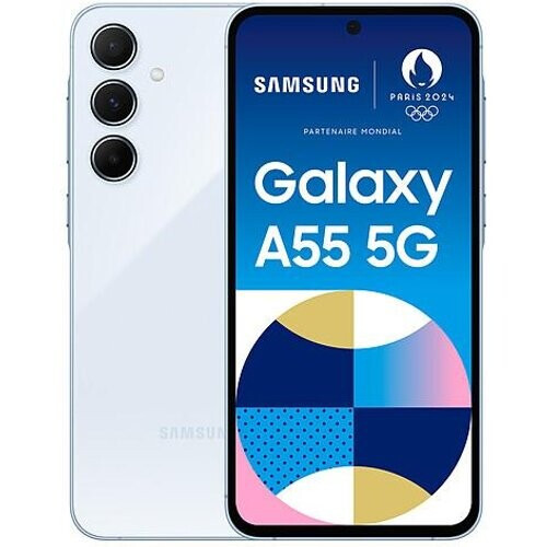 The Samsung Galaxy A55 is a mid-range smartphone ...