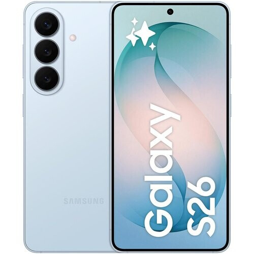 The Samsung Galaxy S26 in Sky Blue delivers ...