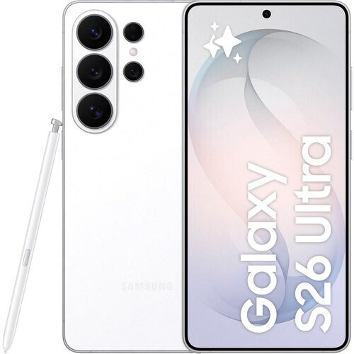 The Samsung Galaxy S26 Ultra in White represents ...