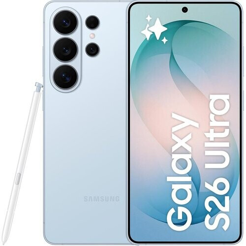 The Samsung Galaxy S26 Ultra in Sky Blue ...