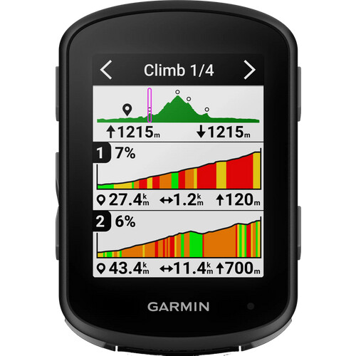 Die Garmin Edge 540 ist eine umfangreiche ...