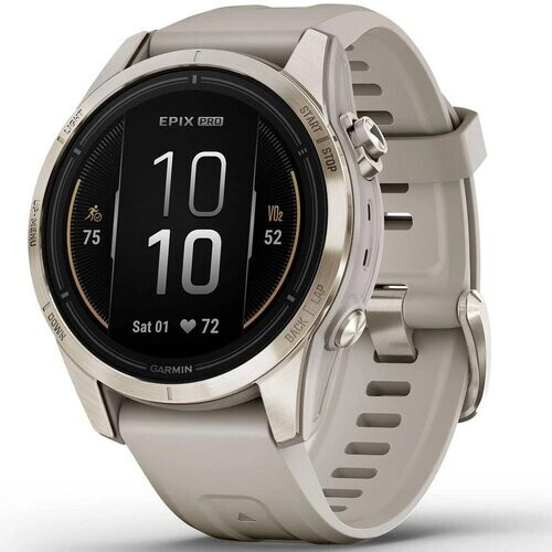Garmin Epix Pro (Gen 2), 42mm, Sapphire, Soft Gold ...