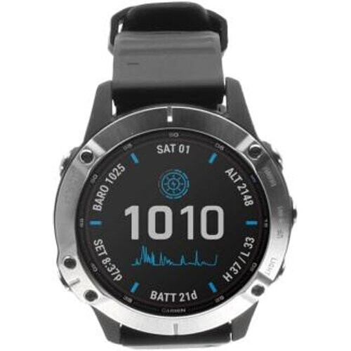 Garmin Fenix 6 47mm negro/plata (010-02158-00) - ...