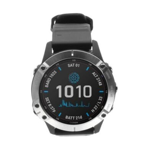 Garmin Fenix 6 47mm noir/argent (010-02158-00) - ...