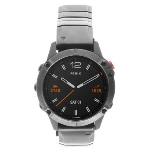 Garmin Fenix 6 Pro 47mm Solar DLC gris titane ...