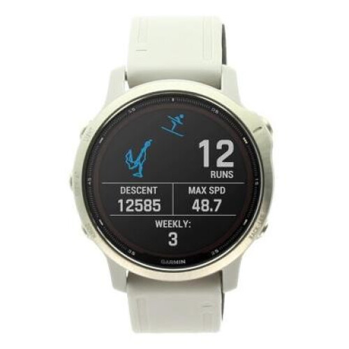 Garmin Fenix 6S Pro Solar light gold/light ...