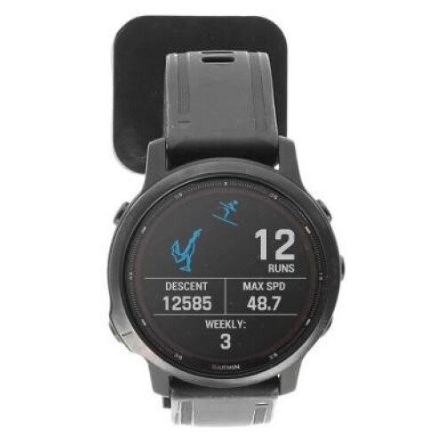 Garmin Fenix 6S Saphir carbon grey DLC / black ...