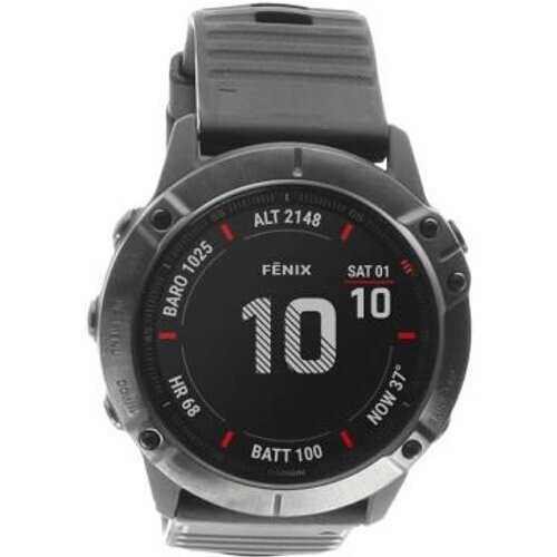 Garmin Fenix 6X Pro negro con correa QuickFit azul ...