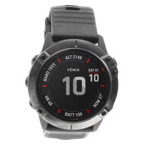 Garmin Fenix 6X Pro noir Bracelet QuickFit bleu ...