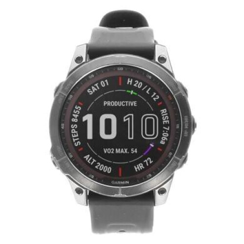 Garmin Fenix 7 Sapphire Solar gris ardoise DLC ...