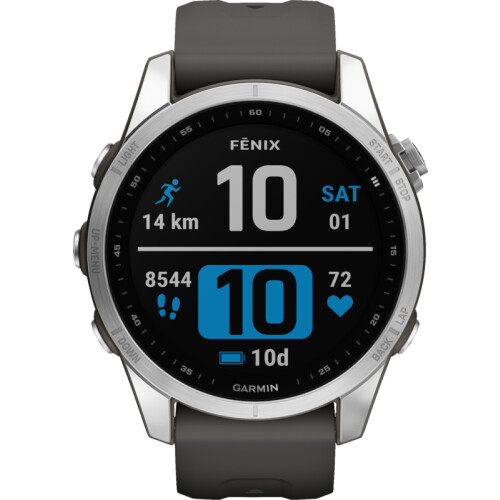 Grâce au pack Garmin Fenix 7S Argent/Gris 42 mm, ...