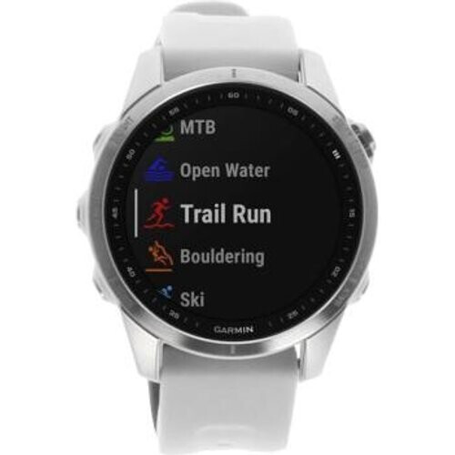 Garmin Fenix 7S plata blanco (010-02539-03) - ...