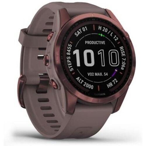Garmin Fenix 7S Sapphire Solar 42mm mokka ...