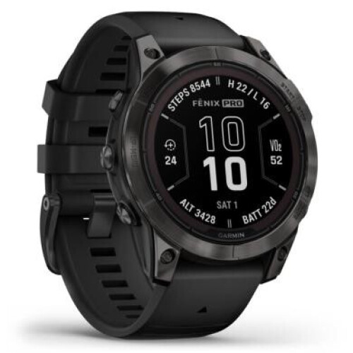 Garmin Fenix 7X Pro Sapphire Solar noir/gris ...
