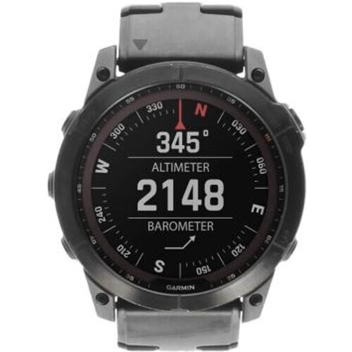 Garmin Fenix 7X Sapphire Solar gris DLC ...