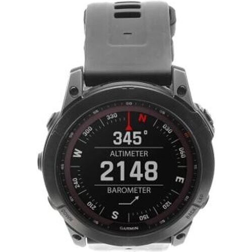 Garmin Fenix 7X Sapphire Solar gris DLC ...