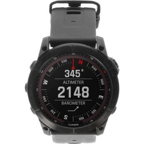 Garmin Fenix 7X Sapphire Solar negro DLC ...