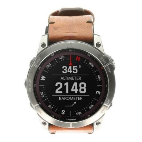 Garmin Fenix 7X Sapphire Solar titane marron ...