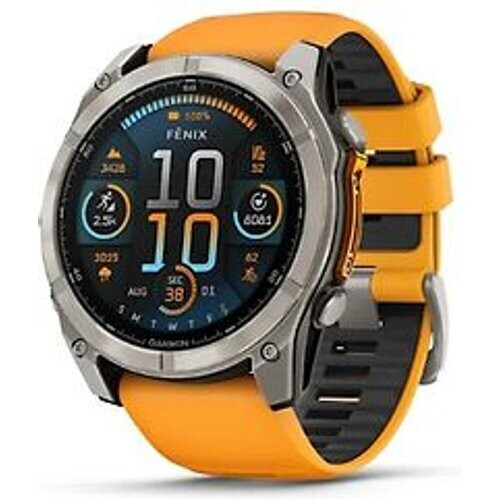 Garmin fenix 8. Beeldschermdiagonaal: 3,56 cm ...