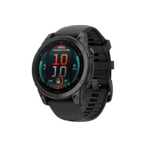 Garmin Fenix E  AMOLED 47mm schwarz/schiefergrau ...