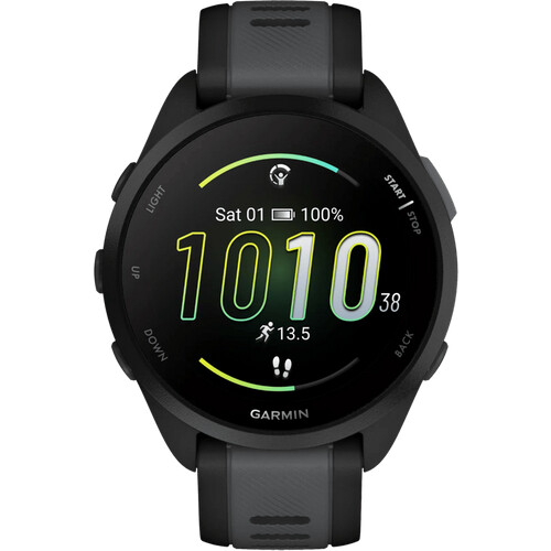 Die Garmin Forerunner 165 Schwarz/Grau ist eine ...