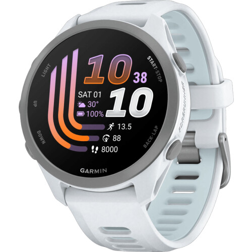 Met de Garmin Forerunner 170 43 mm Wit breng je ...