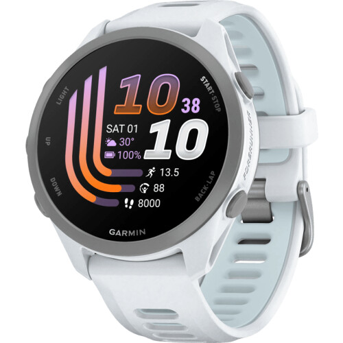 Met de Garmin Forerunner 170 43 mm Wit breng je ...