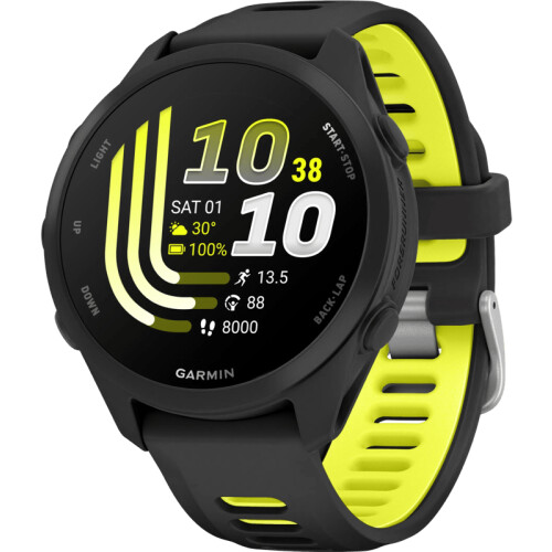 Met de Garmin Forerunner 170 43 mm Zwart breng je ...