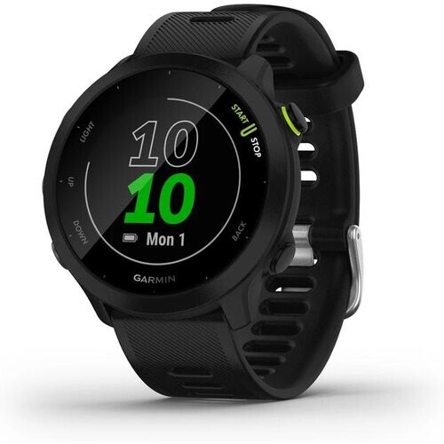 Garmin Forerunner 55 Black Silicone Band GPS ...