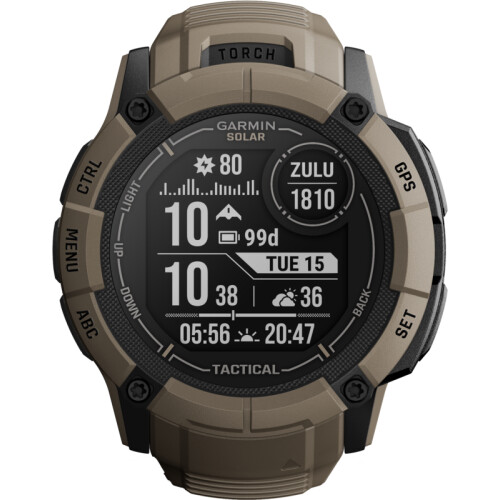 De Garmin Instinct 2X Solar Tactical Edition Bruin ...