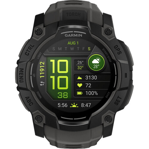 Mit der Garmin Instinct 3 50 mm Schwarz legst du ...