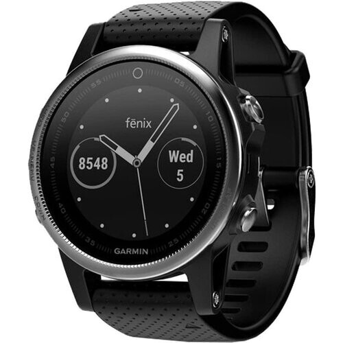 Garmin Smart Watch Fenix 5S HR GPS - Silver/Black ...