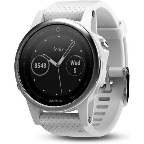 Garmin Smart Watch Fenix 5S HR GPS - White ...