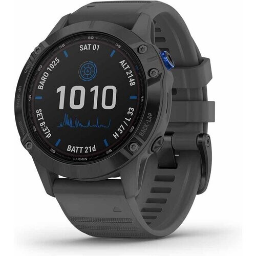 Garmin Fenix 6 Pro Solar Edition Gps Black + Slate ...