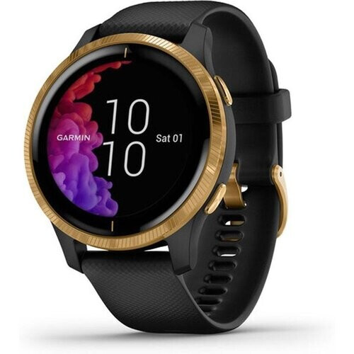 Smartwatch cardio GPS Garmin Venu - Gold / Black ...