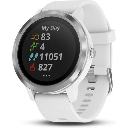 Garmin Vivoactive 3 Smartwatch Unlocked White 0GB ...