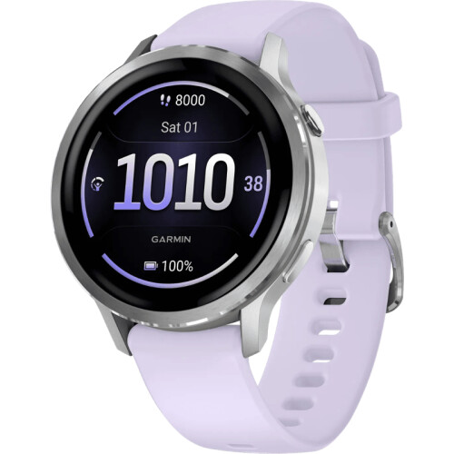 Met de Garmin Venu 4 Zilver/Paars 41 mm weet je ...