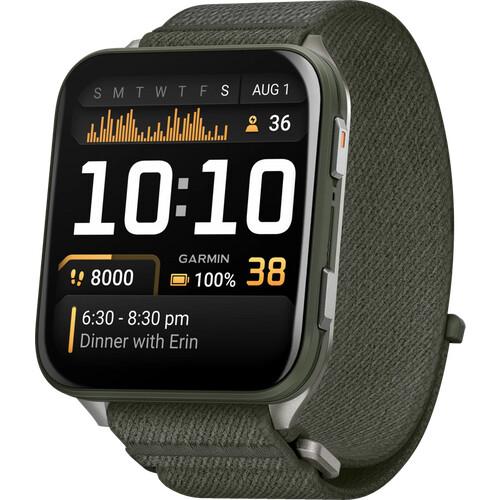 Die Garmin Venu X1 Grün ist eine schlanke und ...