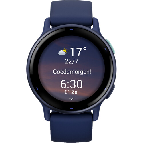 Mit der Garmin Vivoactive 5 Blau bist du immer ...