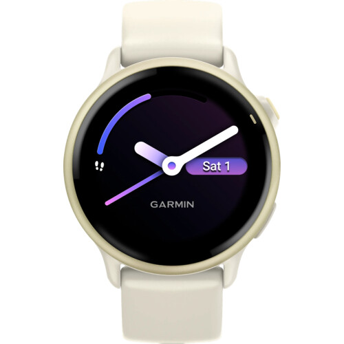 Met de Garmin Vivoactive 6 Music Goud/Wit leer jij ...