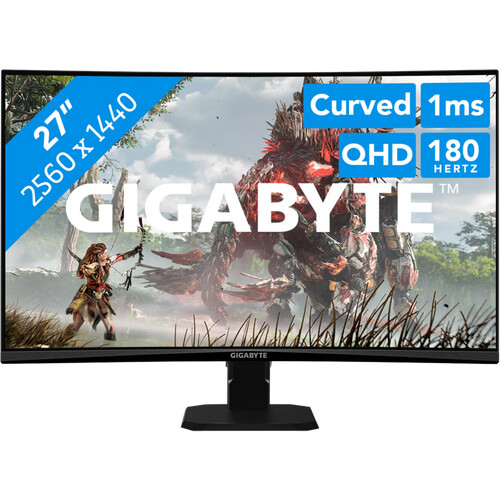 Auf dem 27 Zoll großen GIGABYTE GS27QCA Gaming ...