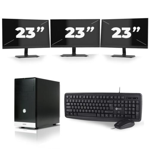 Frontend naam:Gigabyte GZ-M1 Micro Tower + 3x 23 ...