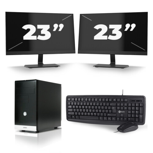 Frontend naam:Gigabyte GZ-M1 Micro Tower + 2x 23 ...