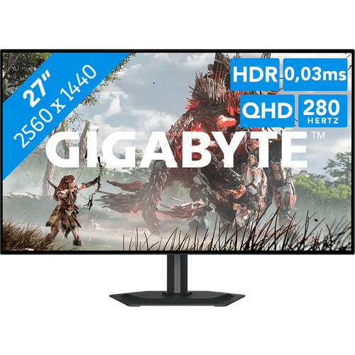 Mit dem 27 Zoll GIGABYTE MO27Q28G WOLED Gaming ...