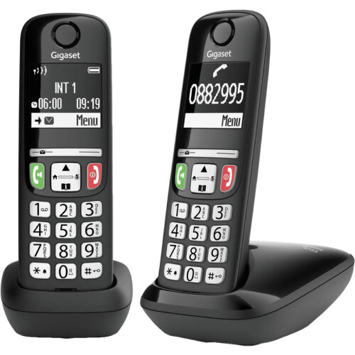 De Gigaset A735 Duo heeft 2 handsets, waardoor je ...