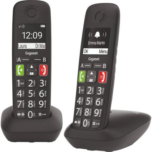 De Gigaset E290M Duo maakt bellen eenvoudig ...