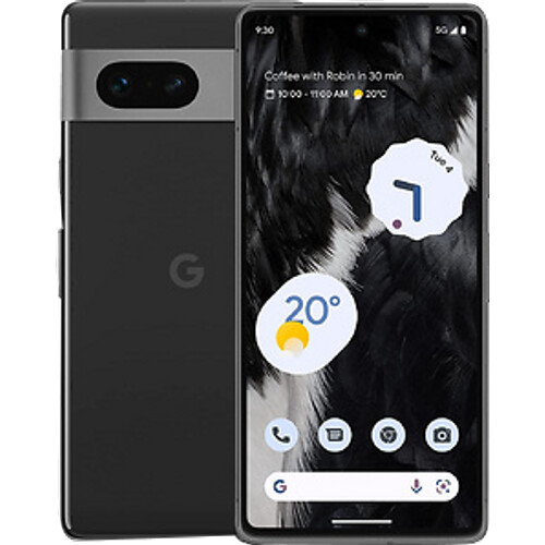 Das Google Pixel 7 128 GB Schwarz 5G läuft mit ...