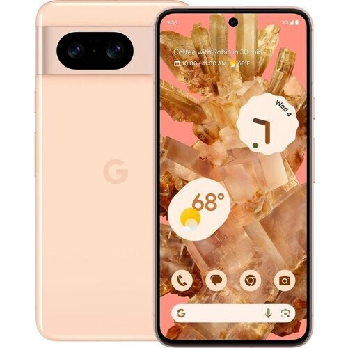 Google - Pixel 8 128GB (Unlocked) - Rose ...