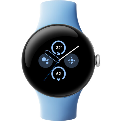 La Google Pixel Watch 2 Argent/Bleu est une montre ...