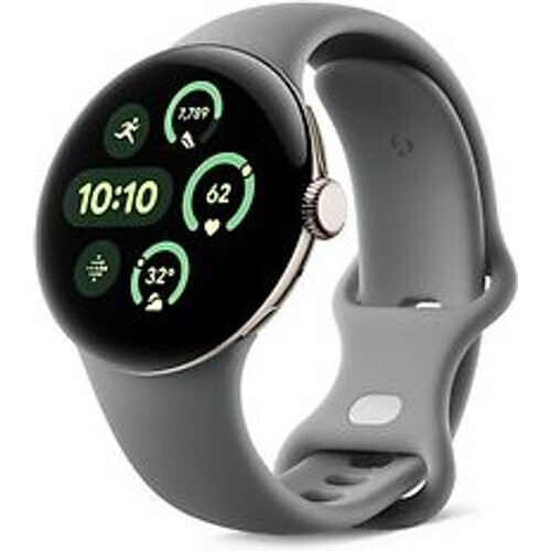 De Google Pixel Watch 3 in de kleur champagne goud ...